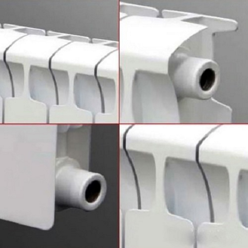 Радиатор биметаллический Rifar Monolit 500/100 12 секций нижнее правое подключение RM50012НП50 - Вид №5