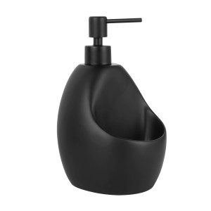K-8099BLACK Дозатор с емкостью для губки WasserKRAFT