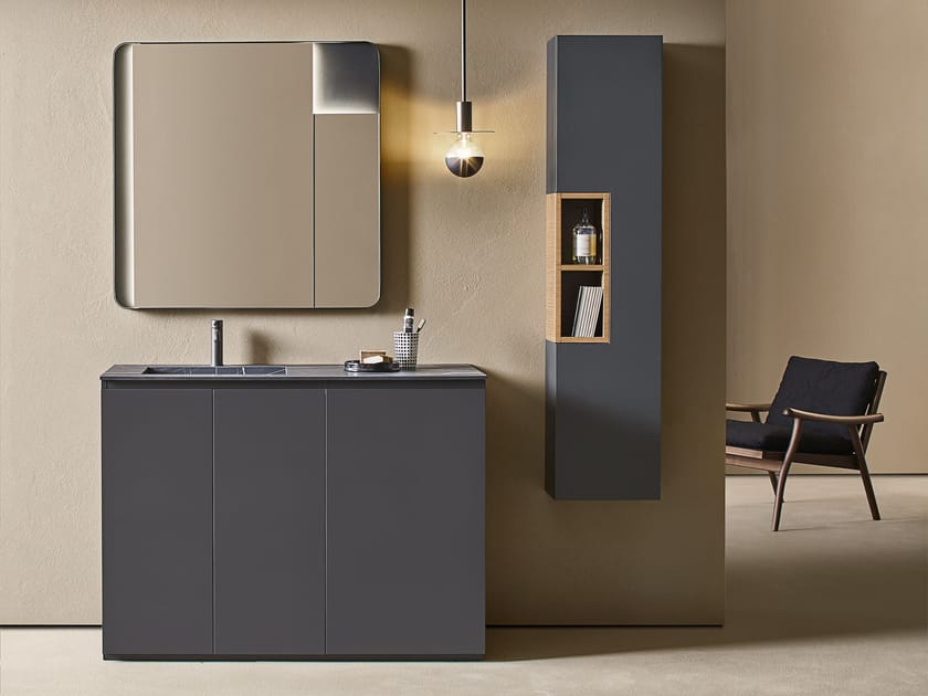 Одноместная напольная раковина со встроенной раковиной Pirovano Midi ARCH-00107428