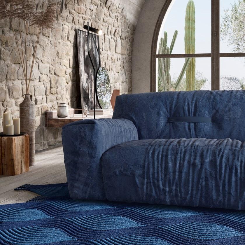 Natuzzi 3-х местный тканевый диван Argo sun-id-1427359 - Вид №3