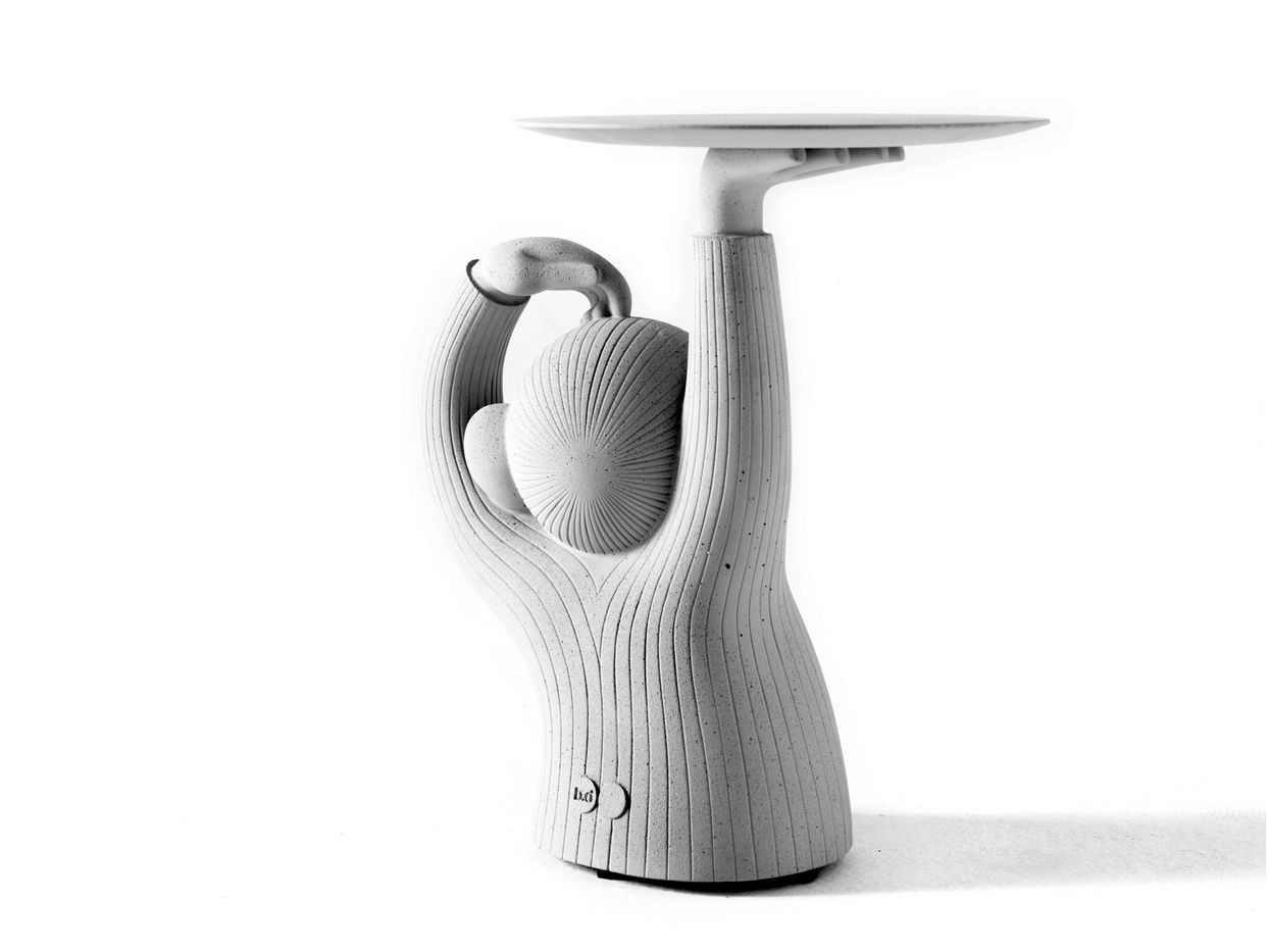 Бетонный круглый низкий журнальный столик BD Barcelona MONKEY ARCH-00134648 - Вид №5