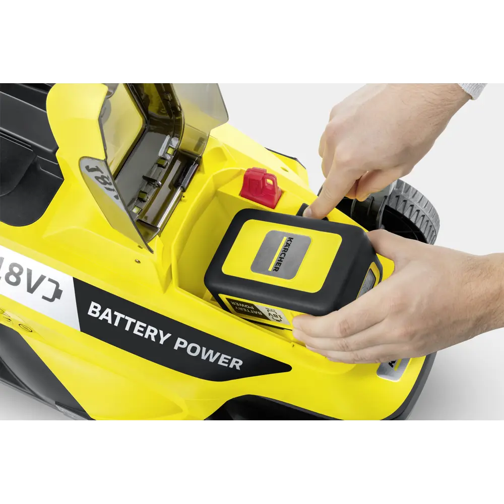 Газонокосилка аккумуляторная Karcher LMO Battery 18-33 18 В 33 см 0x5 Ач АКБ и ЗУ входит в комплект STLM-2172564 - Вид №6