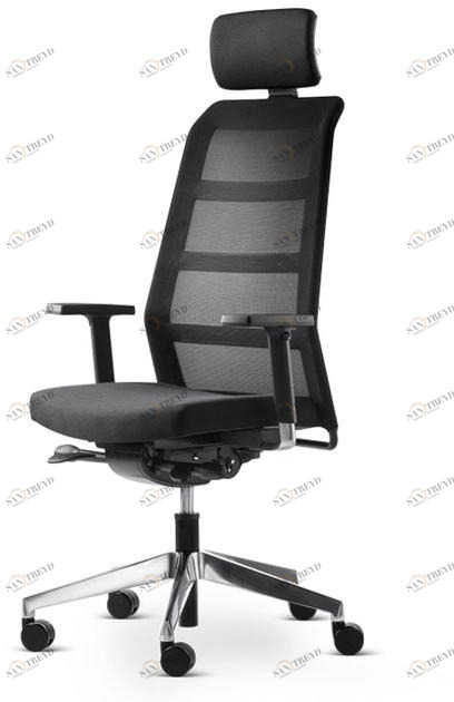 Wiesner-Hager Стул офисный вращающийся с 5 спицами и подлокотниками Paro_24/7 5223