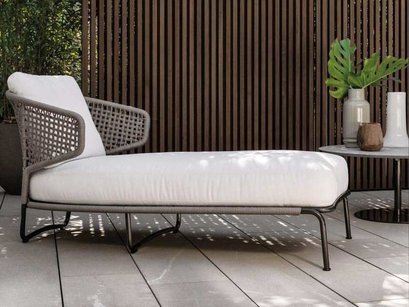 Minotti Мягкая садовая кушетка Aston cord outdoor sun-id-1383480 - Вид №1