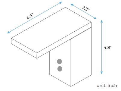 Однорычажный инфракрасный смеситель для раковины Fontana Showers ALINEA ARCH-00086191 - Вид №2