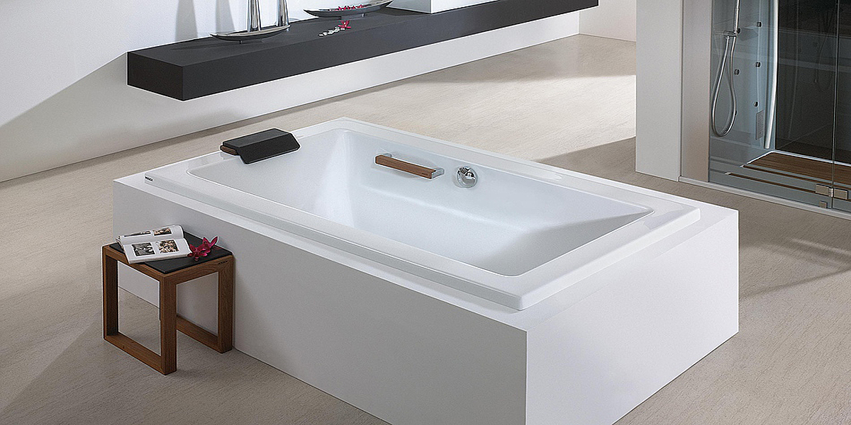 Ванна встраиваемая SCELTA 180х90 см с аэромассажем Deluxe HOESCH 3671 - Вид №1