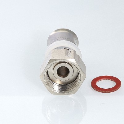 VTm.222.N.002005 Пресс-фитинг с накидной гайкой Valtec 20 мм х 3/4"  - Вид №6