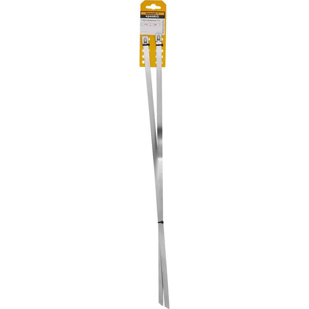 Кабельная стяжка 7.9x500 мм сталь цвет серый 2 шт Santreyd STLM-2035322 - Вид №3