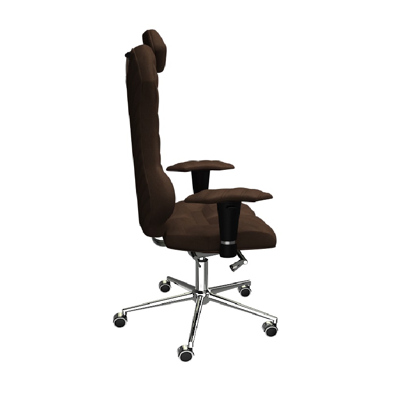 Компьютерное кресло эргономичное темно-коричневое Monarch KULIK PREMIUM LINE 240056 Коричневый  - Вид №2