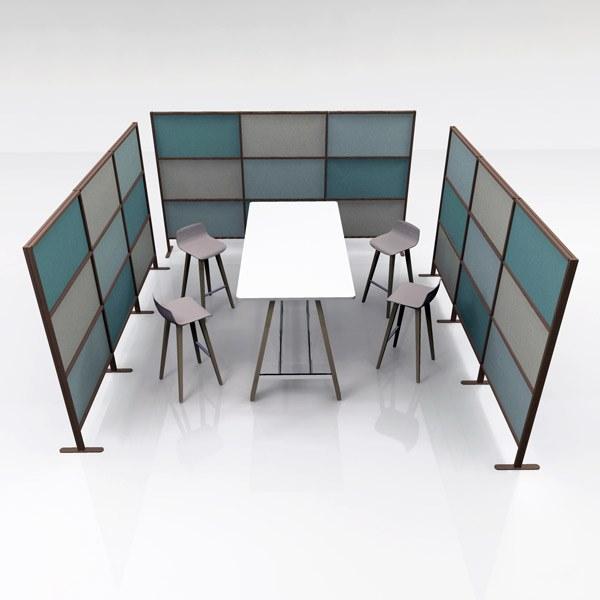 STUDIO T Отдельно стоящая офисная перегородка  Green180a  - Вид №3