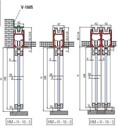Metalglas Bonomi Раздвижная система  Po-290-inv  - Вид №1