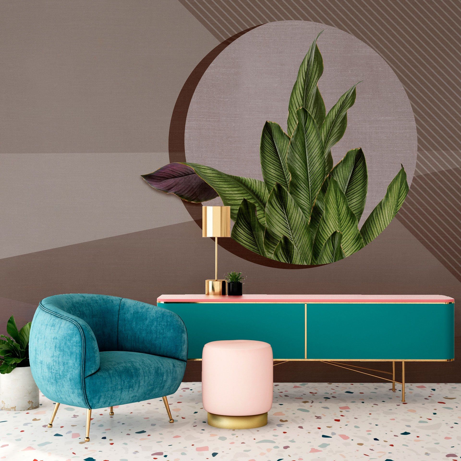 Тропические панорамные обои Rimura 2020 ARCH-00039622 - Вид №1