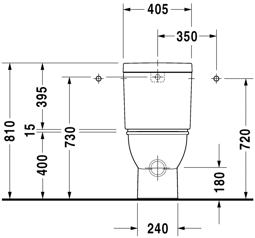 2138090000 Компакт унитаз с бачком Белый Duravit Darling New Германия - Вид №5