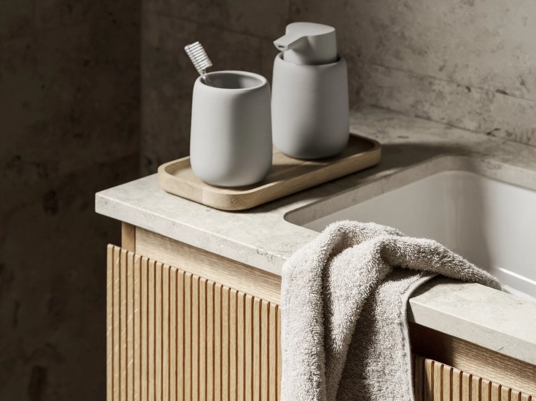 Керамический дозатор мыла blomus Sono ARCH-00127906 - Вид №4