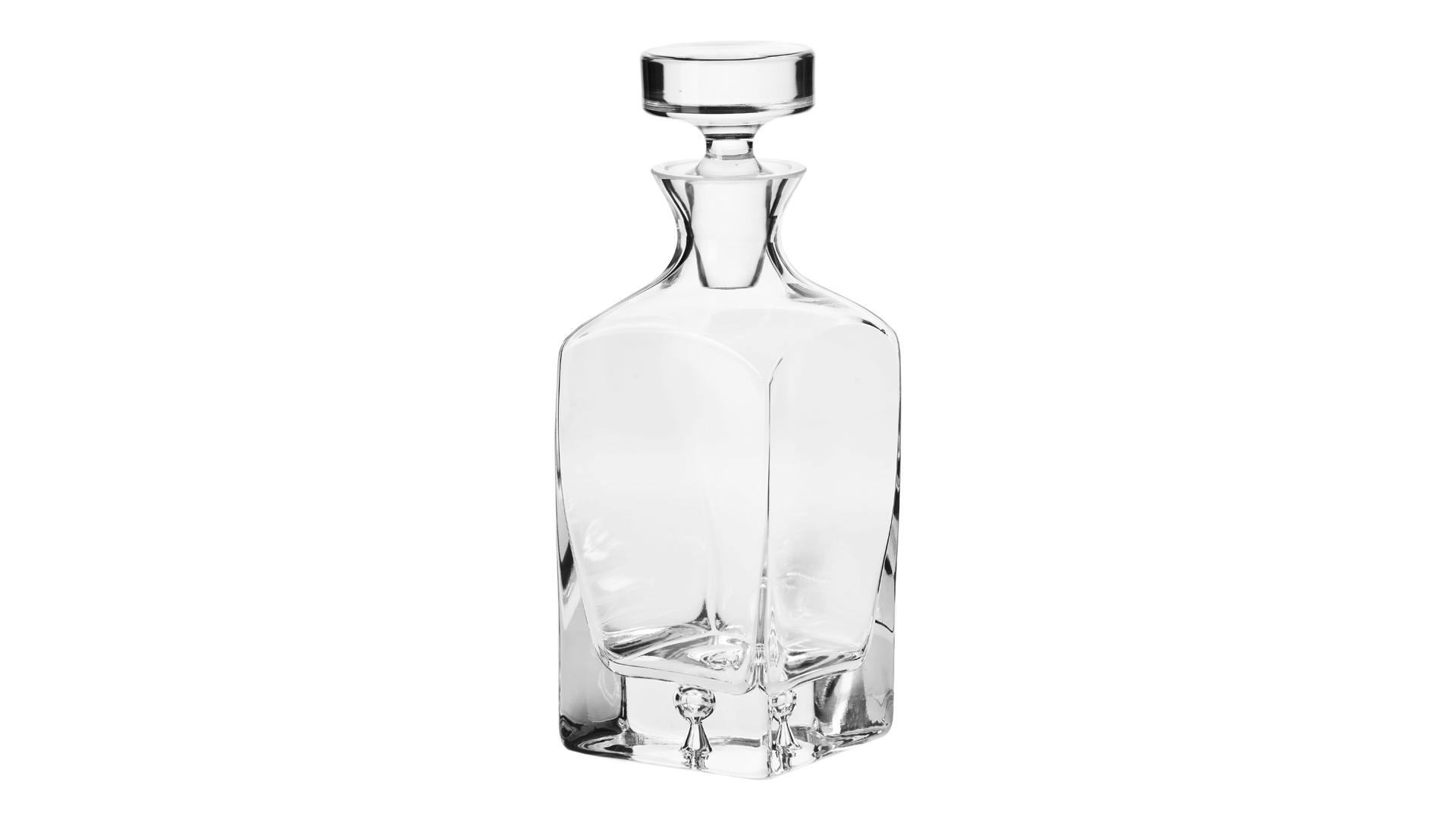 10627056 KROSNO Набор графин 0,75л и 6 стаканов для виски 250мл Krosno "Легенда" п/к Стекло  - Вид №1