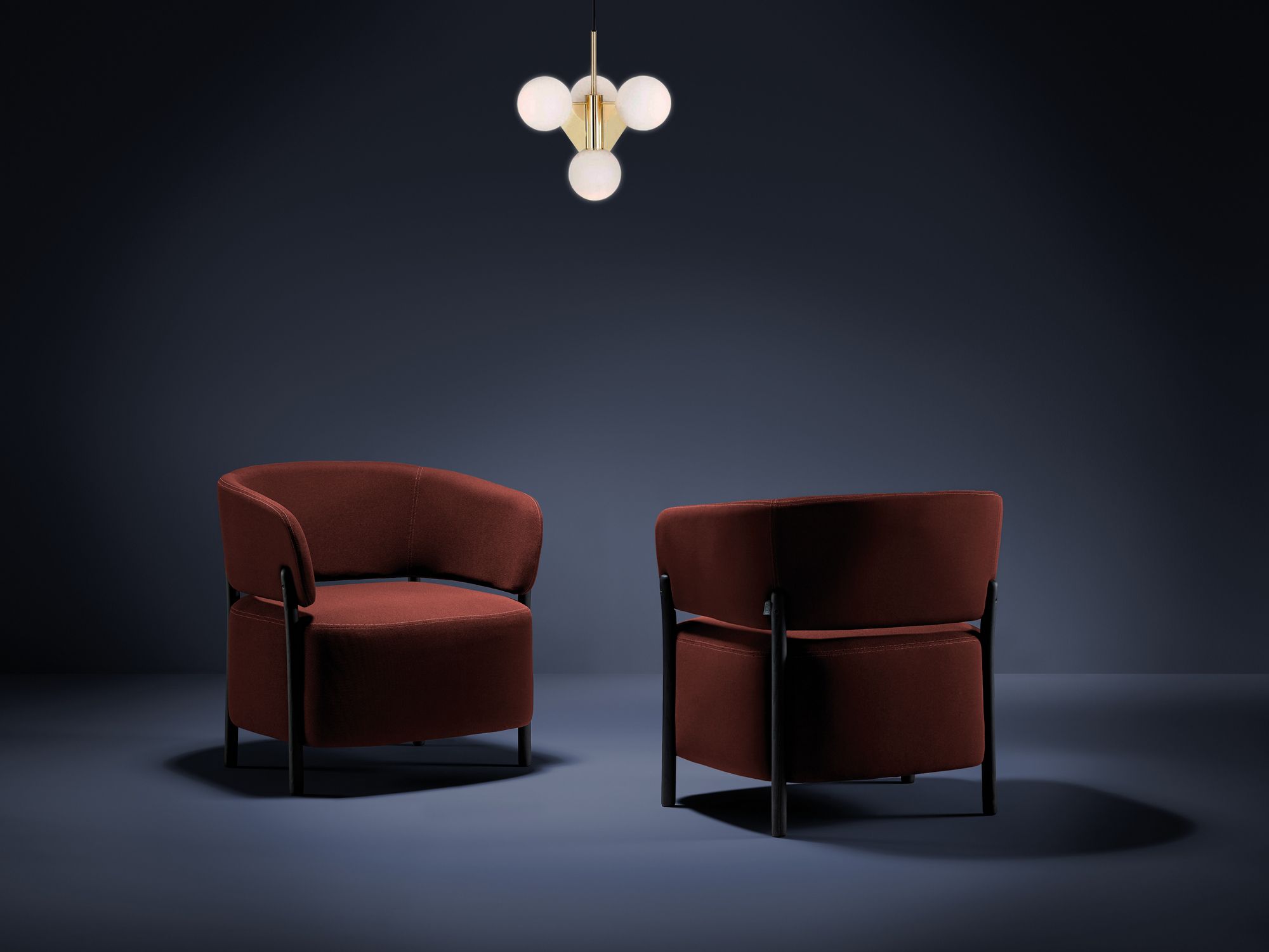 Тканевое кресло с подлокотниками Blasco&Vila RC Metal ARCH-00094964 - Вид №1