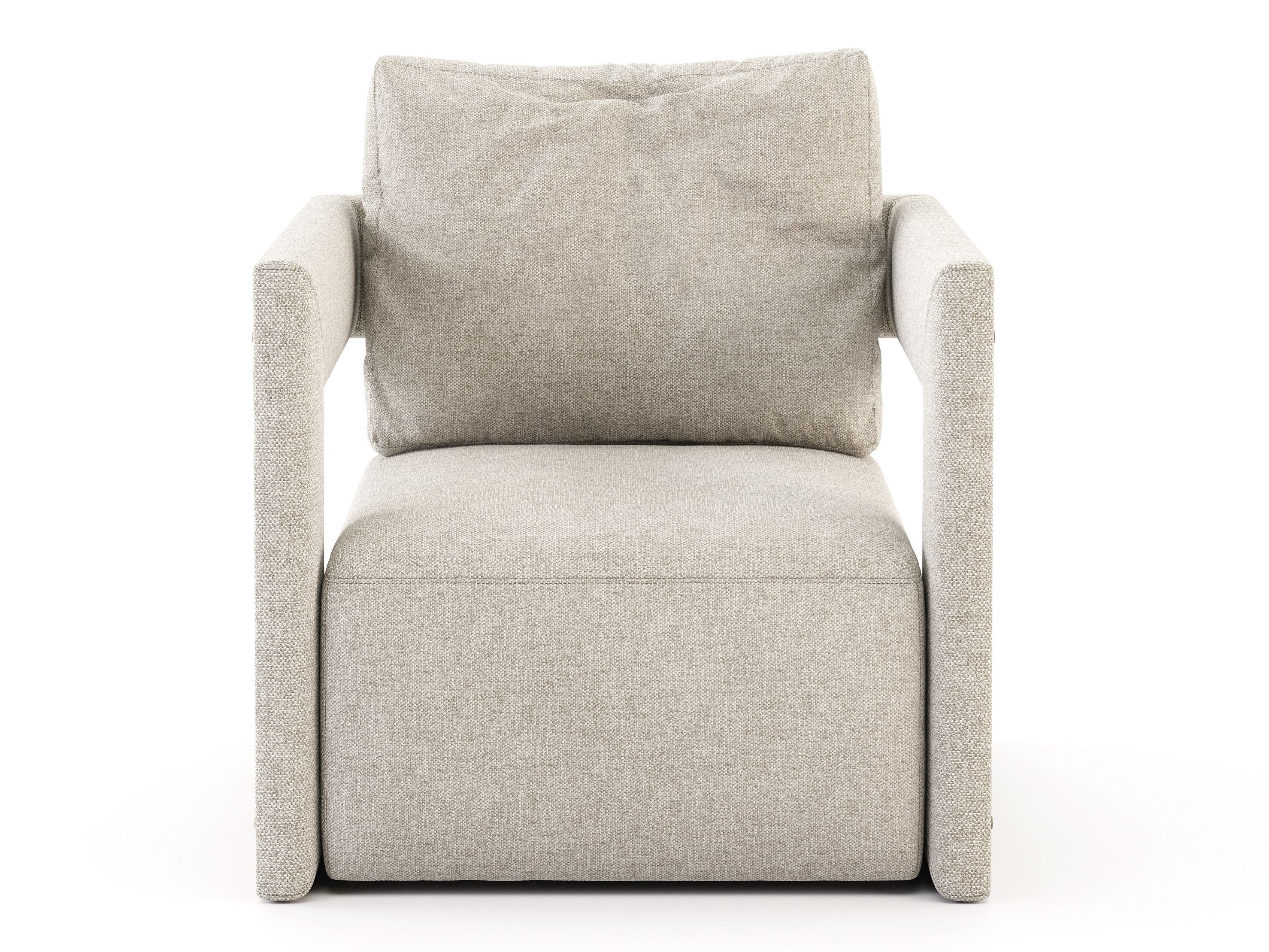 Бархатное кресло с подлокотниками Stylish Club His &amp ARCH-00142405 - Вид №1