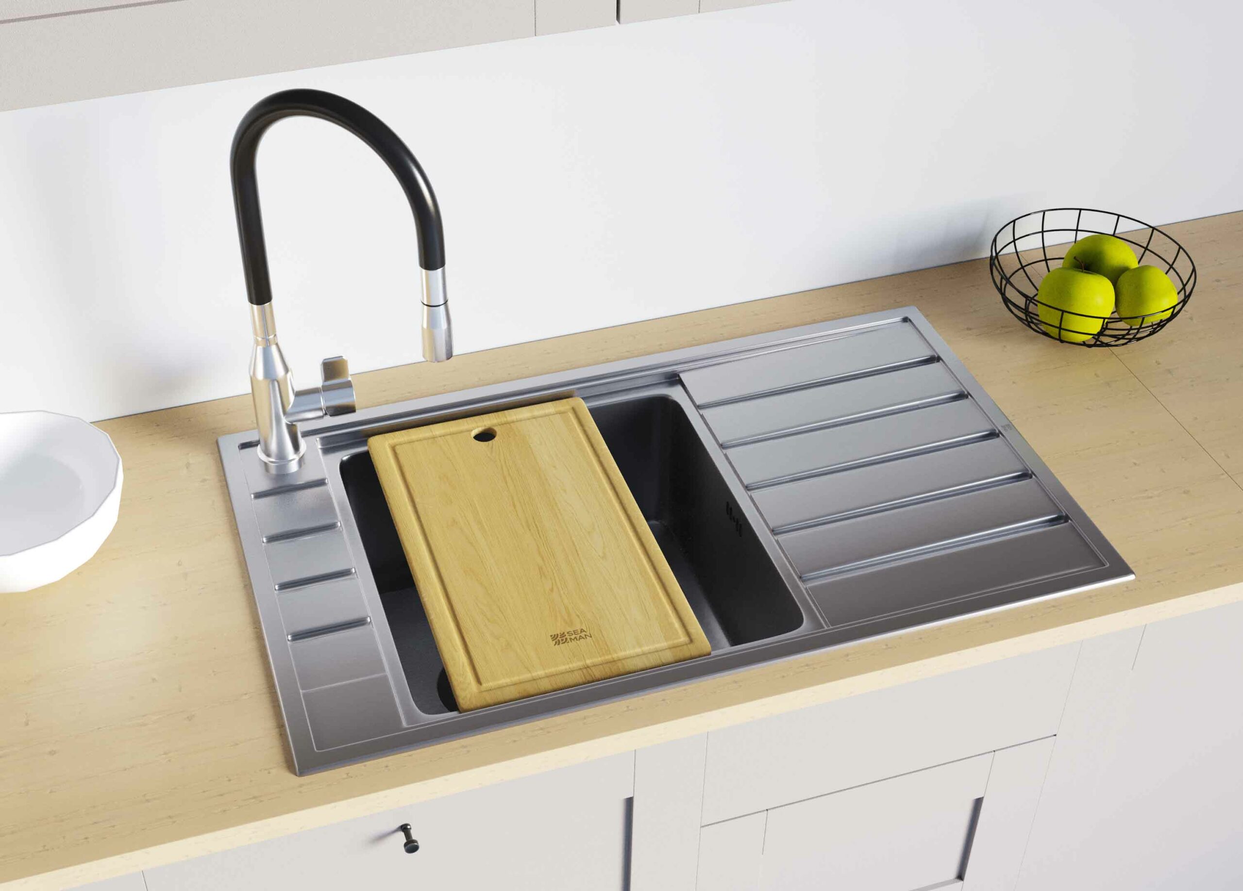 Кухонные смесители Eco Venice SSN-1096P-SS SEAMAN - Вид №2