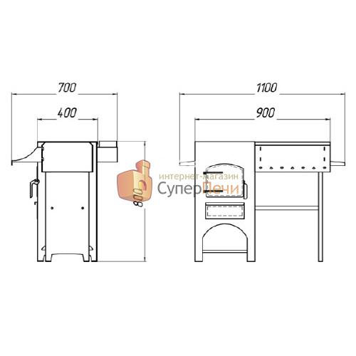 Казан-мангал ЖарСталь "Тамерлан" 2488 - Вид №1