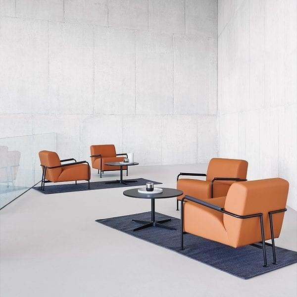 Viccarbe Низкий круглый журнальный столик с подставкой 3 звезды Eli sun-id-1484524 - Вид №2