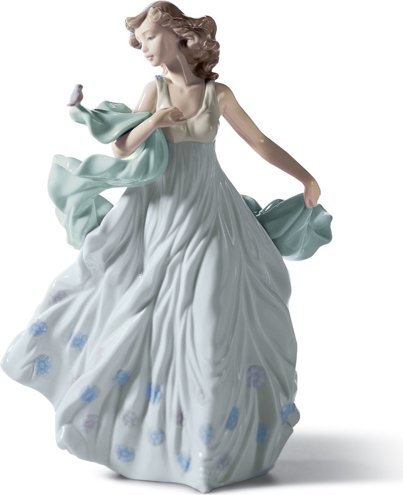 10668981 LLADRO Фигурка Lladro "Летняя серенада" 21x32см Фарфор Lladró 