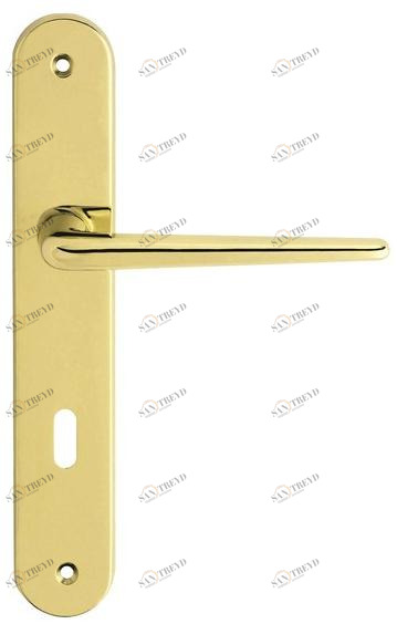 LINEA CALI' Латунная ручка в классическом стиле на пластине с накладкой Brixia sun-id-1490140