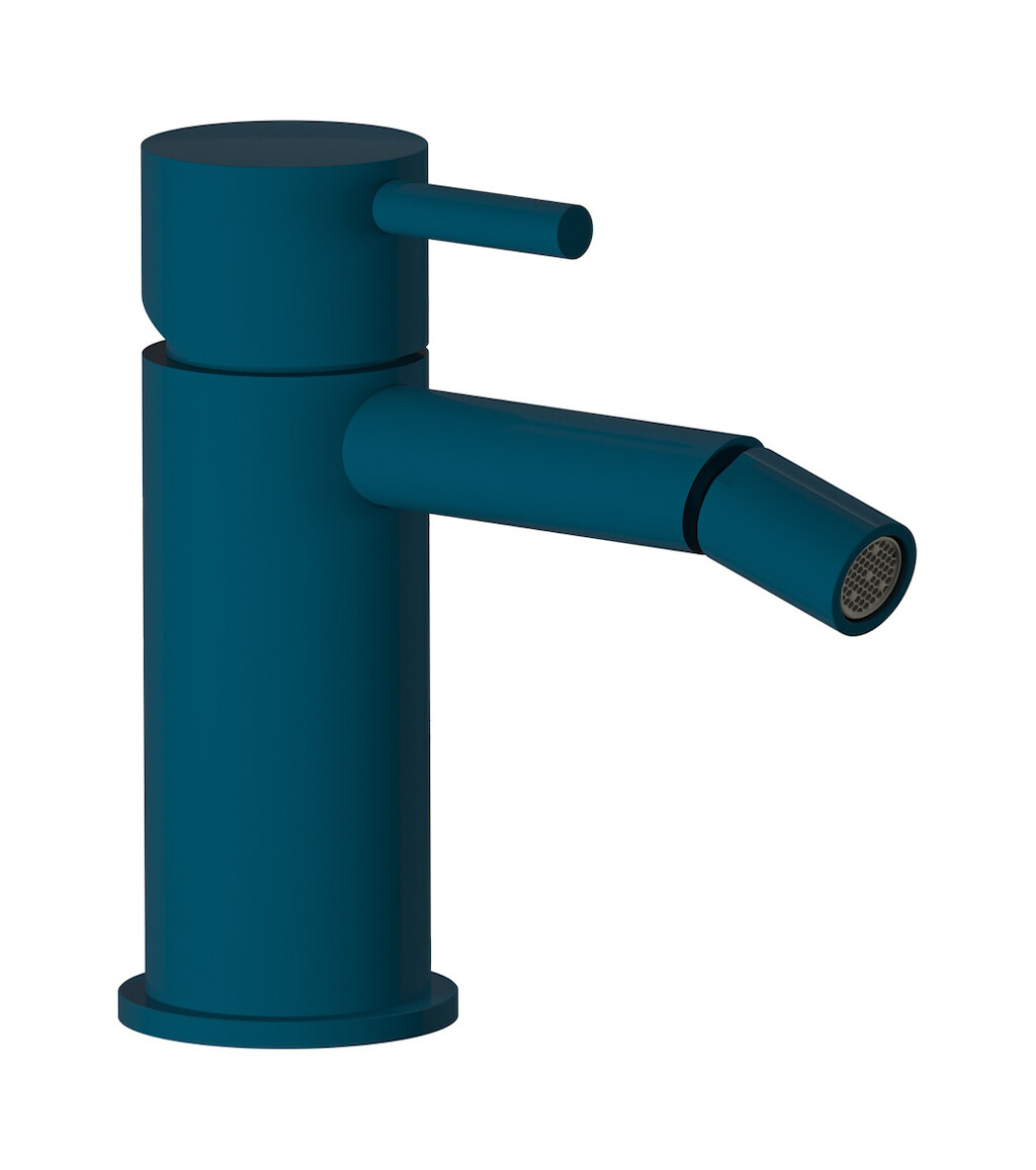 Смеситель для биде на 1 отверстие в комплекте с донным клапаном. WE ARE IB co220bl Blue Garda Colore