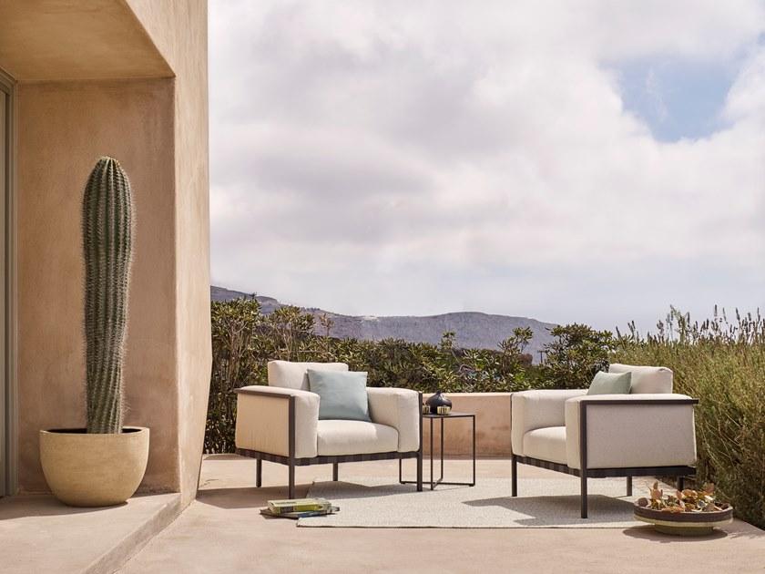 TRIBÙ Мягкое кресло с подлокотниками Natal alu sofa 05802 - Вид №3