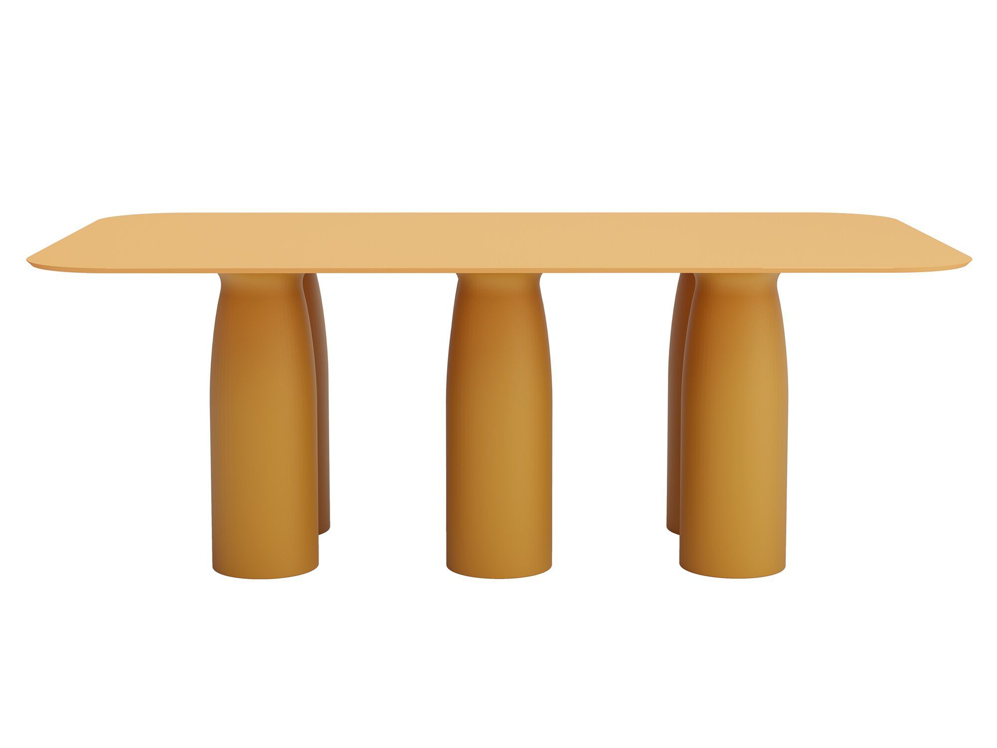 Прямоугольный обеденный стол из полиэтилена с верхней частью HPL Qeeboo Toto, Totino, Tata ARCH-00128628