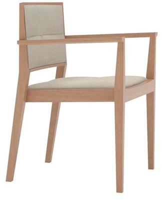 Andreu World Стул из бука с подлокотниками Manila So2033 - Вид №2