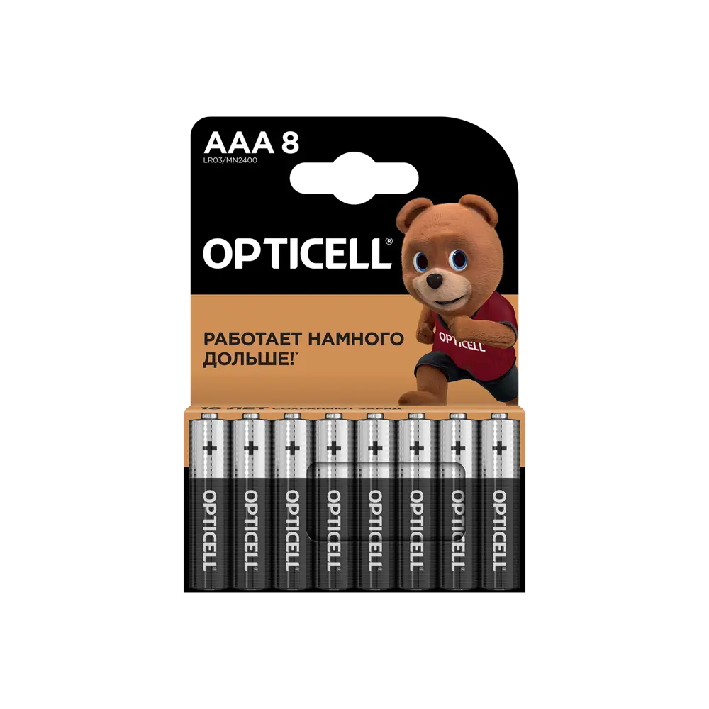 Алкалиновые батарейки Santreyd Opticell Basic AAA 8 шт - надежное питание для ваших устройств 89361709 STLM-1115007