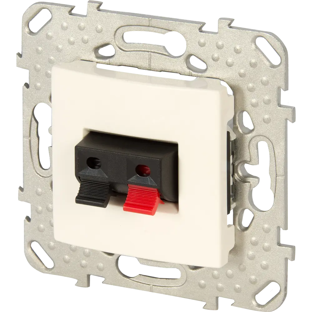 Аудио розетка встраиваемая Systeme Electric Unica, цвет бежевый STLM-2150609 - Вид №3