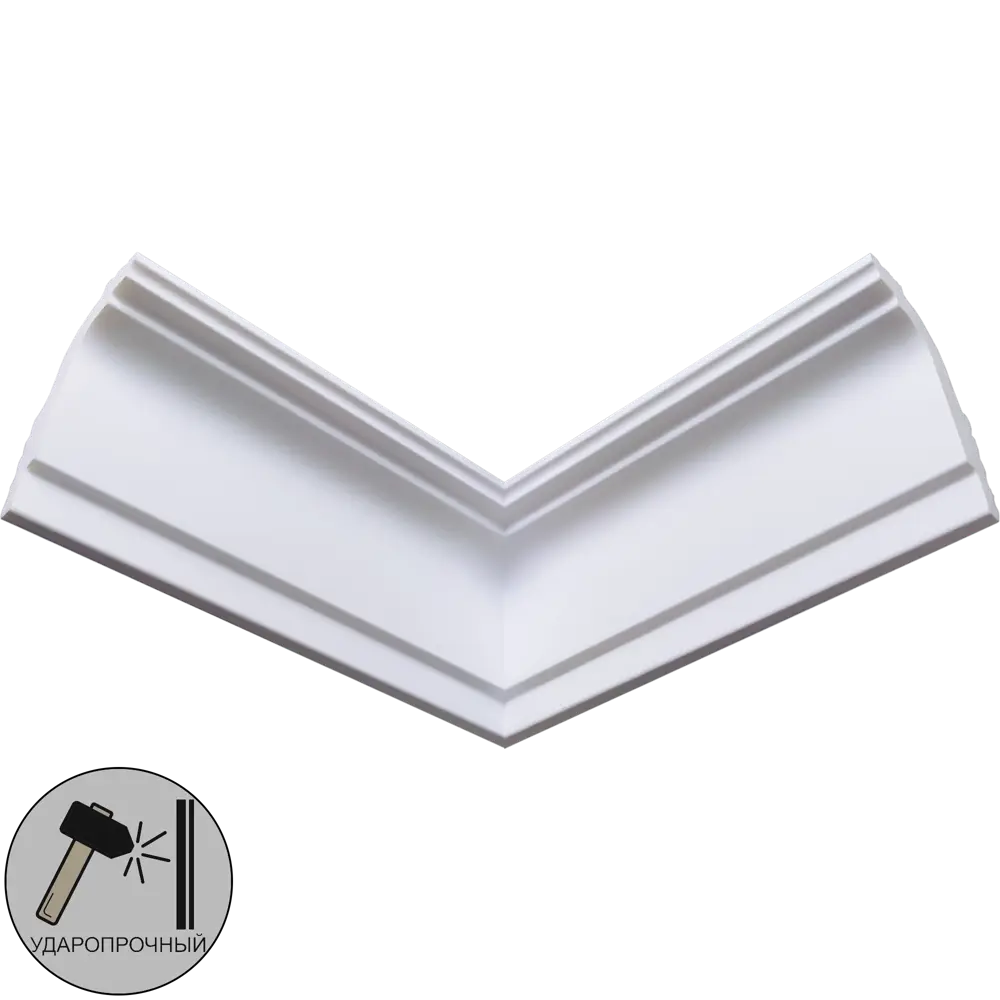 FORMAT Угловые элементы для потолочного плинтуса 47 мм - комплект из 4 штук 82999120 STLM-0038648 - Вид №1