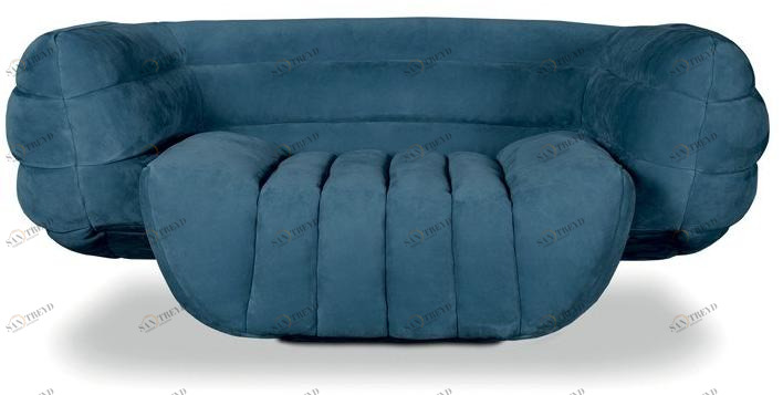 BAXTER Кожаное кресло с подлокотниками Tactile sun-id-1348082