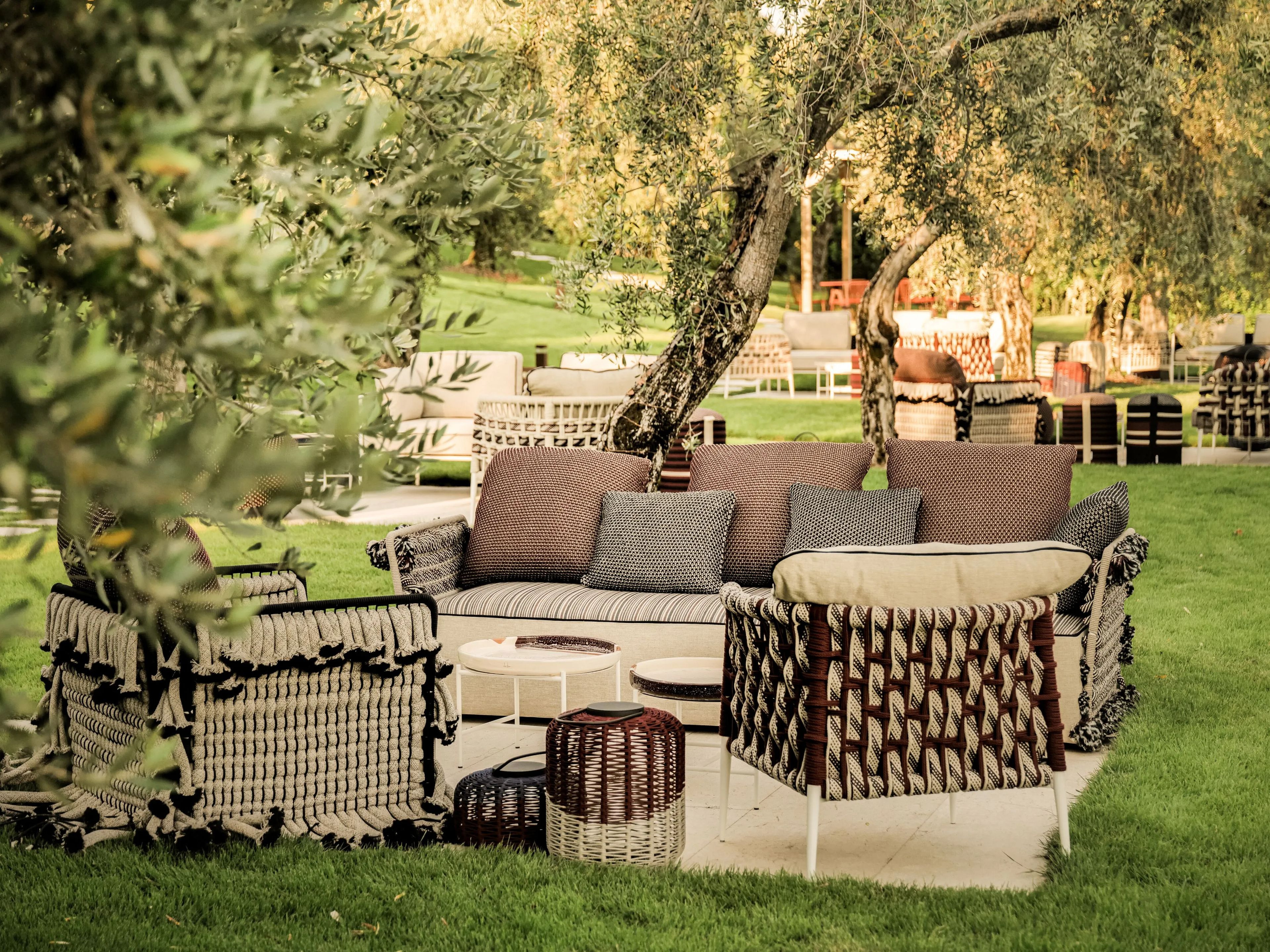 Алюминиевое уличное кресло с плетением Nodo Italia Antonio Marras + Nodo Italia ARCH-00088609 - Вид №11