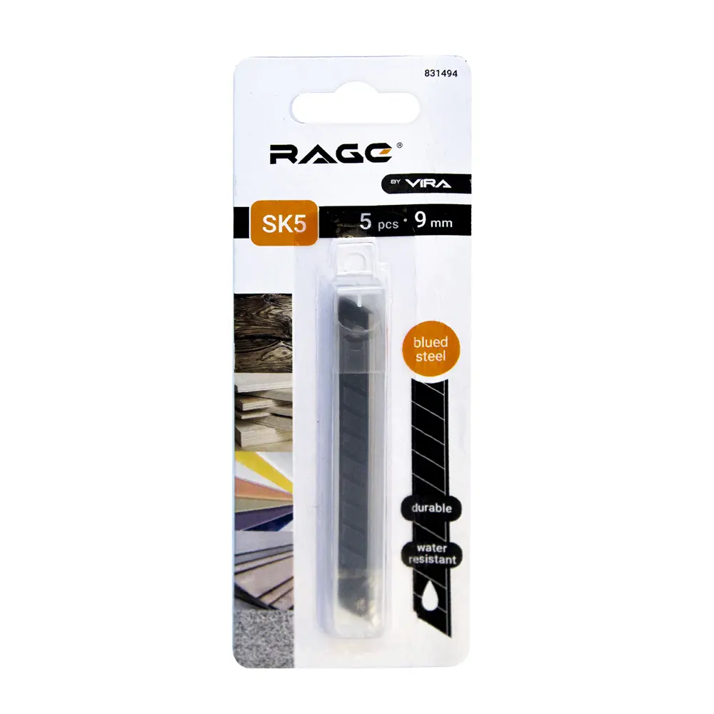 Сегментные лезвия RAGE 9 мм с антикоррозийным покрытием, 5 шт 84516379 STLM-1565842 - Вид №4