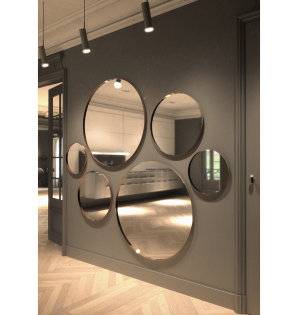 FROST Зеркало 4130, Ø60cm » золото Нержавеющая сталь Золото U4130-GO  - Вид №3