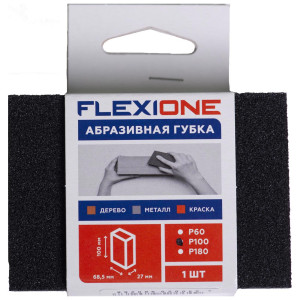 90573403 Губка абразивная 90000024, P100, 100x685x27 мм STLM-0289660 FLEXIONE