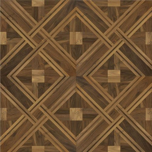 Художественный паркет Da Vinci Щитовой 26-018 Дуб (Гладкая) 500х500 мм 26010018