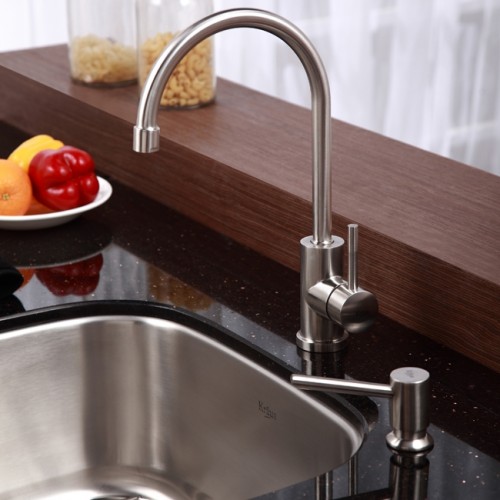 KBU11-KPF2160-KSD-33SN Мойка кухонная прямоугольная Krausru  - Вид №7