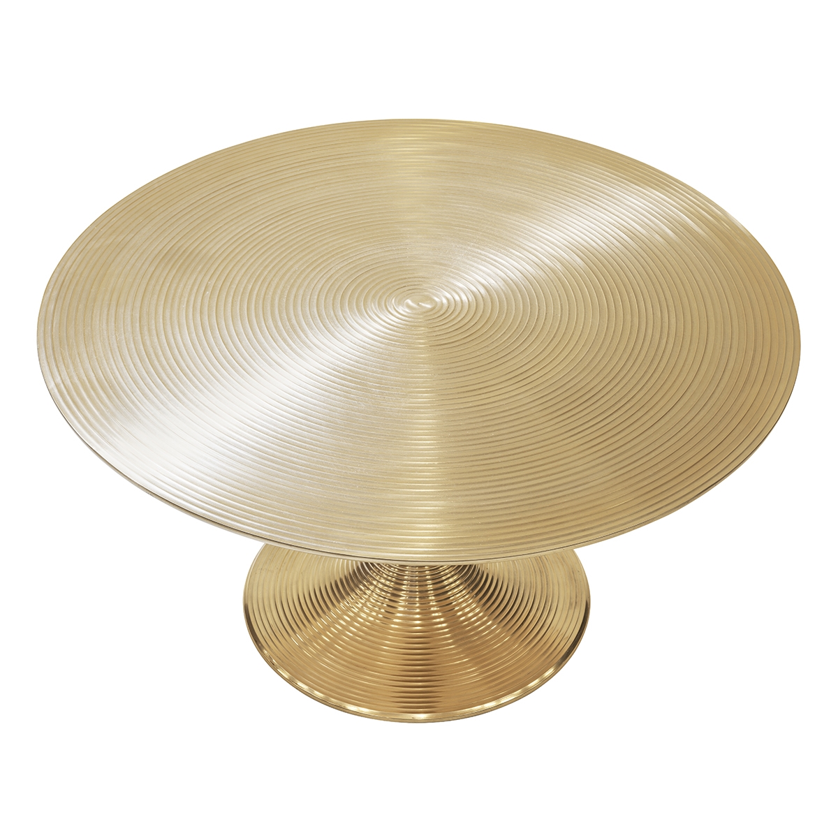 450267-02 ABHIKA СТОЛ KAMPAI H40 D77 SILVER  - Вид №1