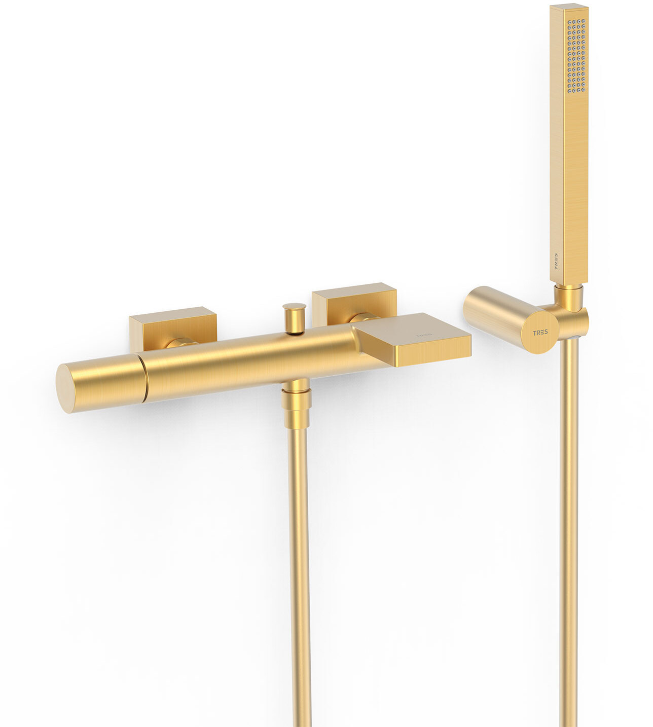 PROJECT-Настенный смеситель TRES с одной ручкой для ванны и душа-21117001OM TRES