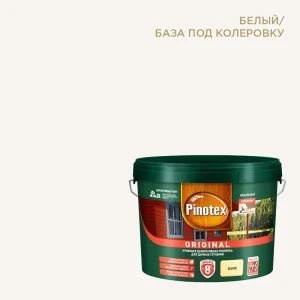 86900167 Пропитка Pinotex Original матовая белая 9 л STLM-0854008
