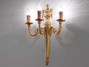 Металлический светодиодный настенный светильник с фиксированным кронштейном