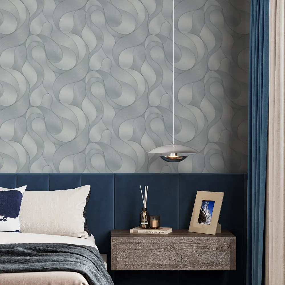 Обои флизелиновые Palitra Planet Faina серые 1.06 м PP72119-41 STLM-2096542 - Вид №2