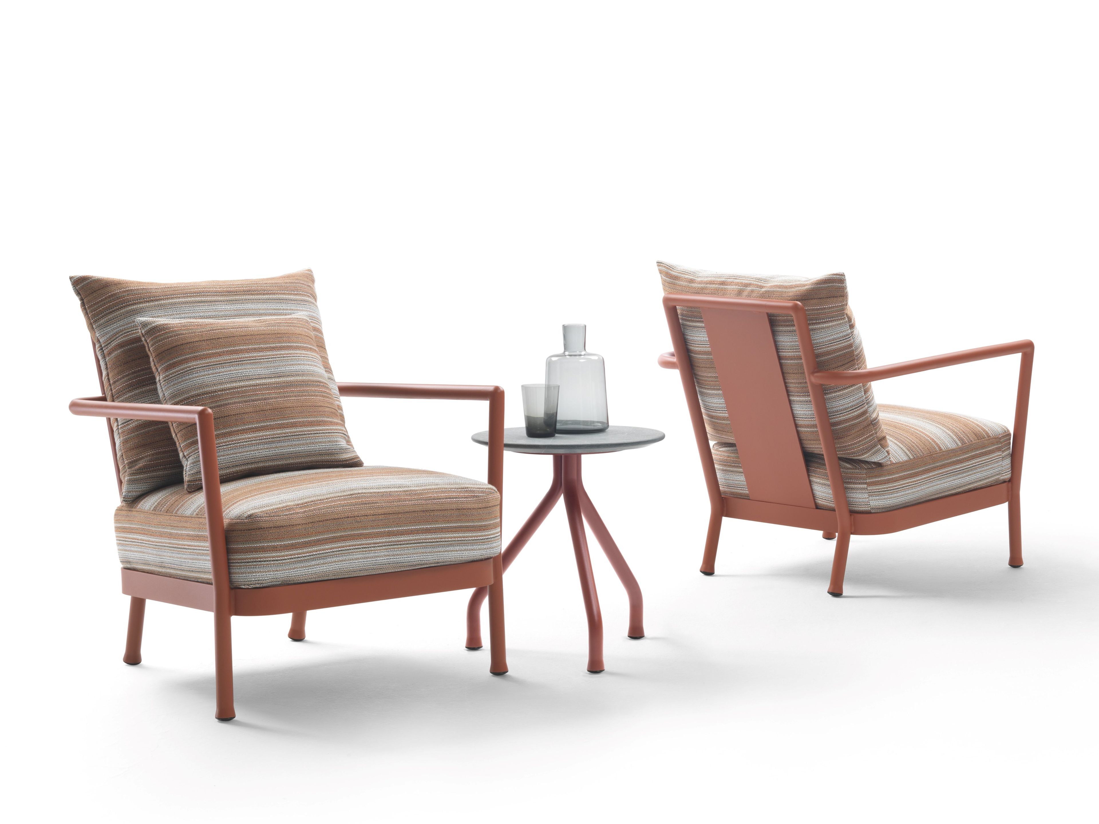 Алюминиевый и тканевый садовый стул Flexform Camargue ARCH-00133483 - Вид №3