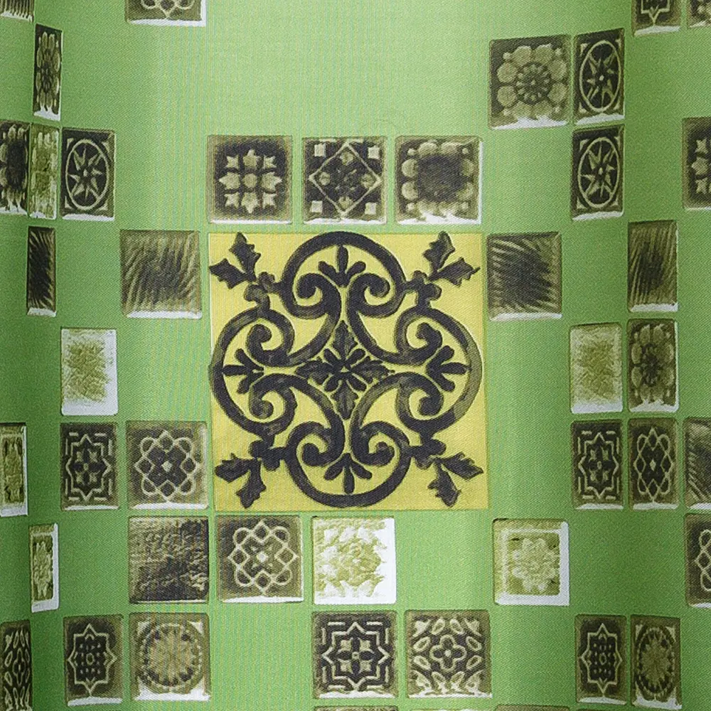 Штора для ванной комнаты «Грин» 180х180 см цвет зелёный ВИЛИНА Полиэстер STLM-2180268 - Вид №2