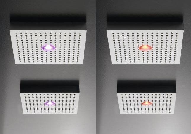 ZAZZERI Лейка дождевого душа потолочная с подсветкой Shirò Shiro sun-id-1497053 - Вид №3