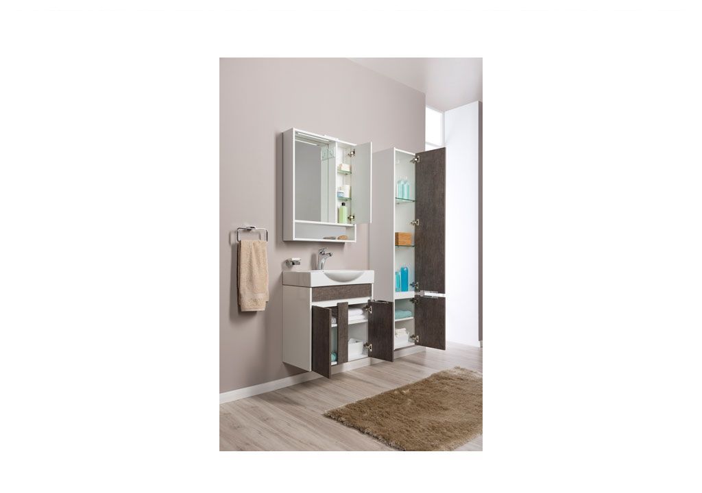 Тумба с раковиной Aquanet Коста 65 белый/дуб антик 0018840600188194 - Вид №6