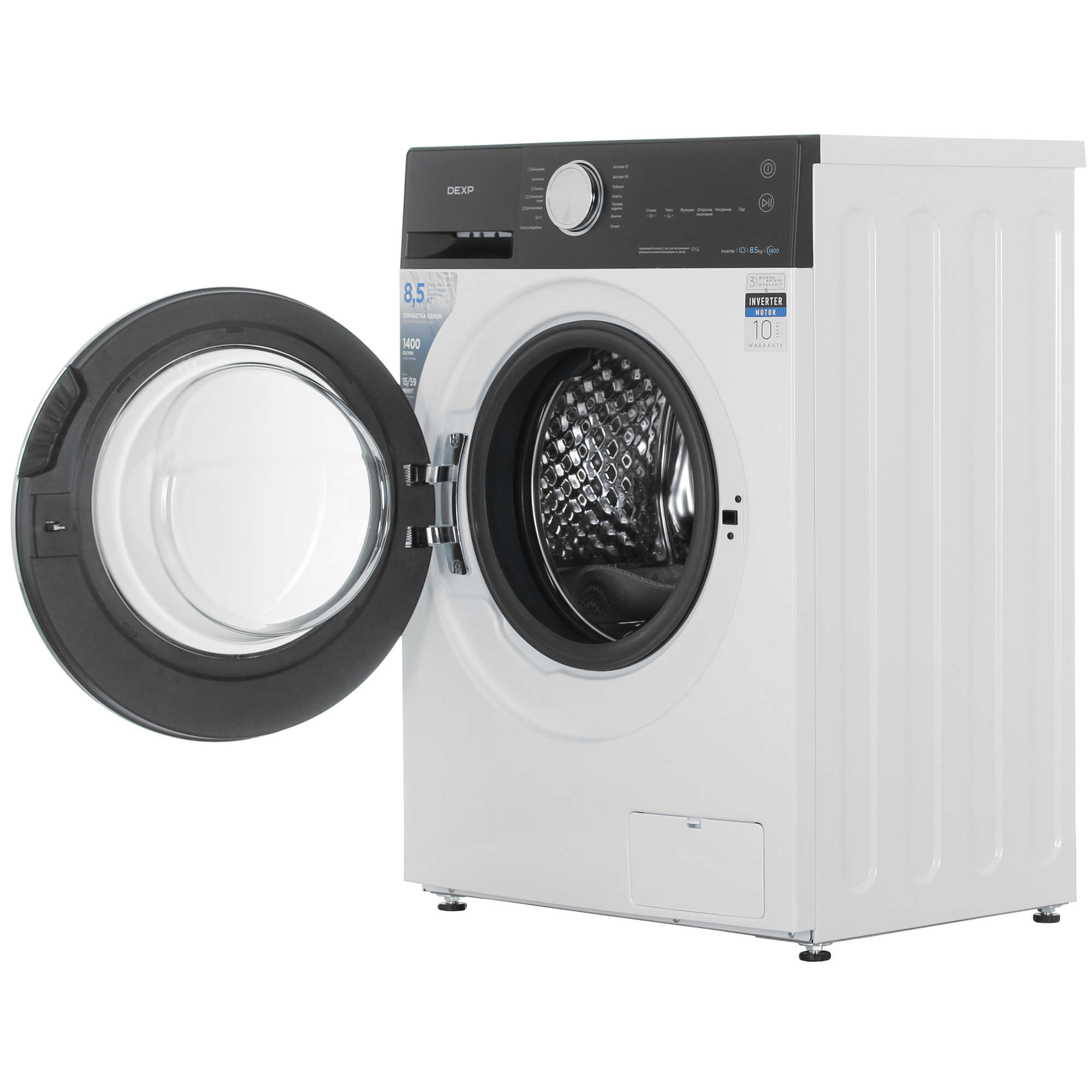 9246391 Стиральная машина DEXP WF-8C2M белый STDN-0027482 - Вид №6
